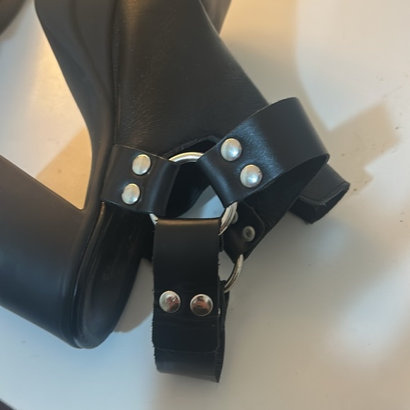 Free People stacked heel boots (firm price) - Picture 4 of 6